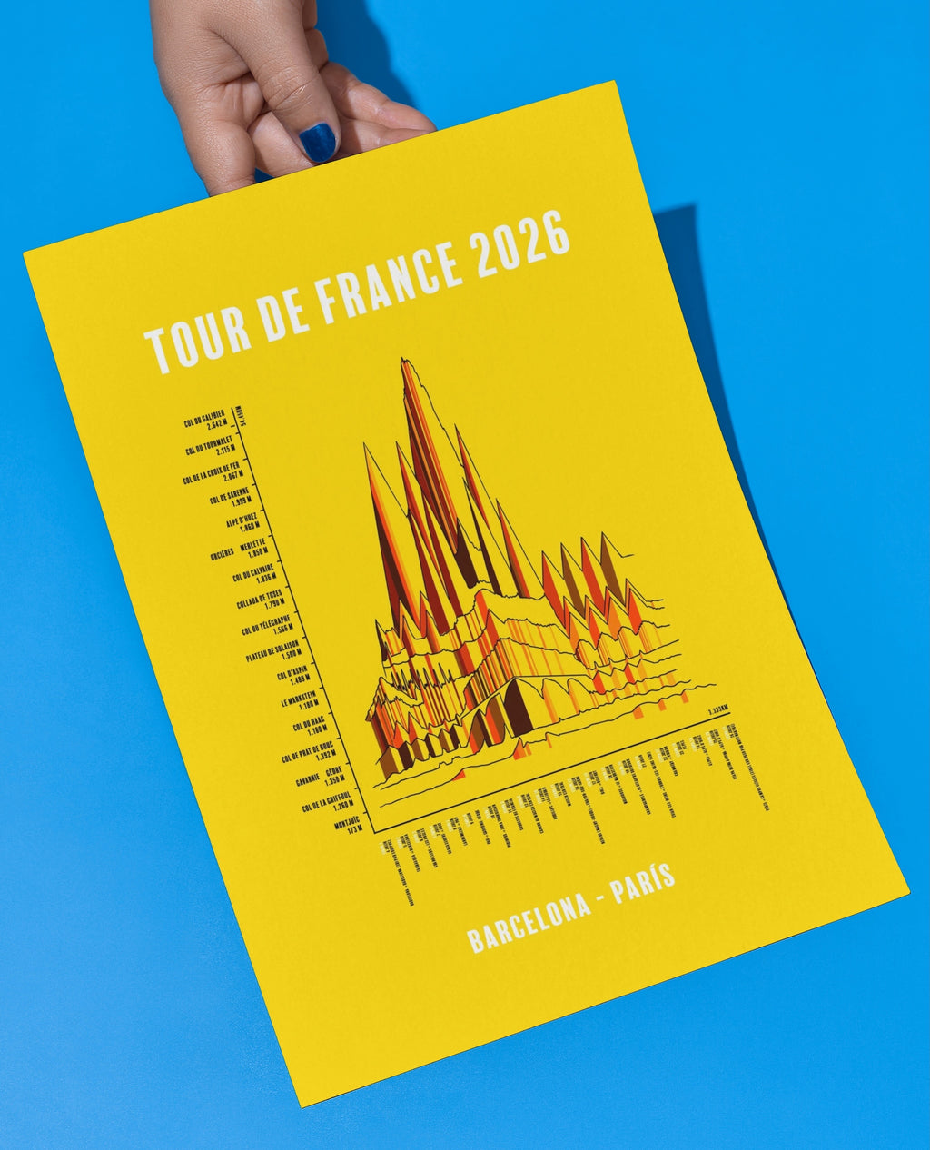 Lámina Tour de France 2026