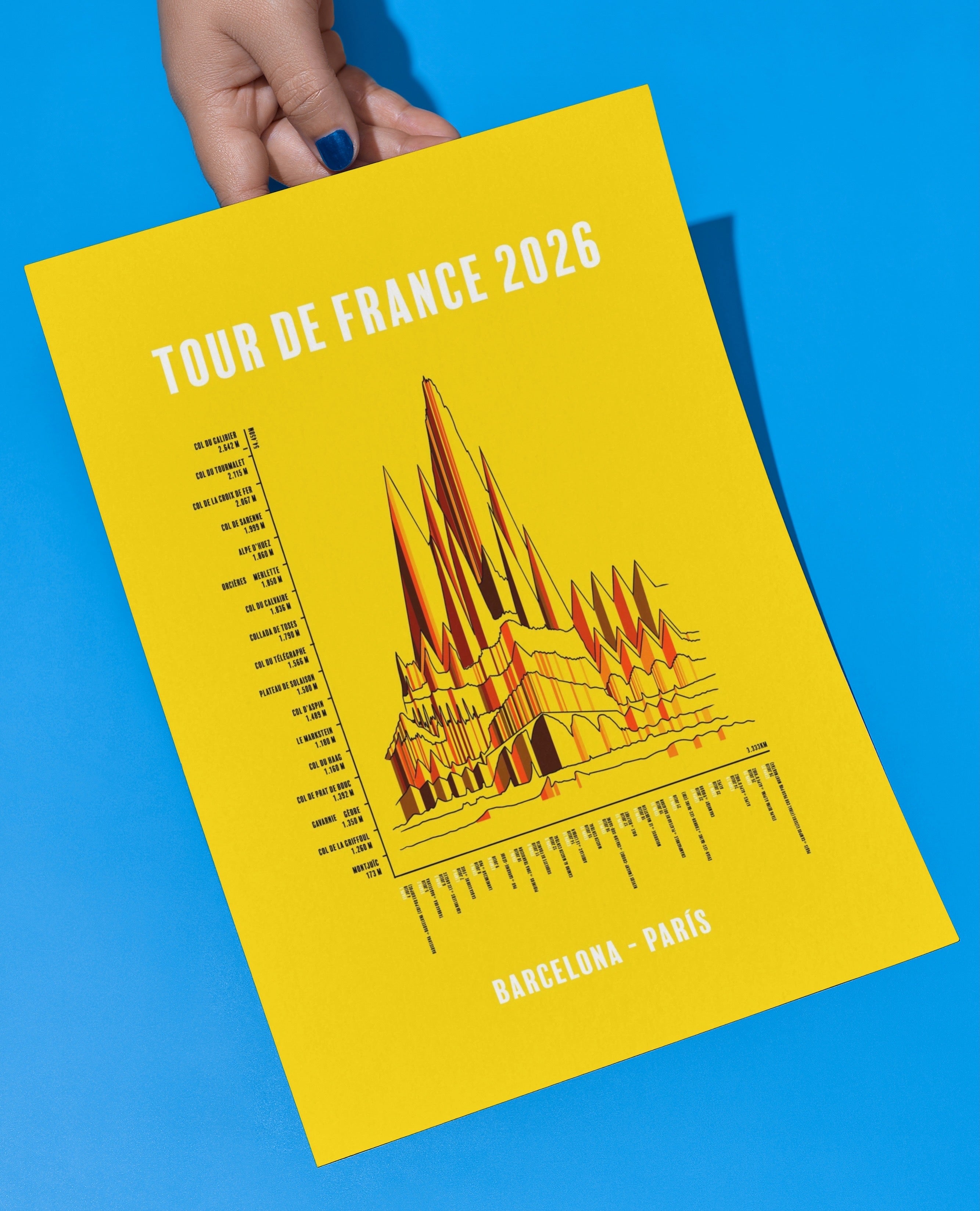 Lámina Tour de France 2026